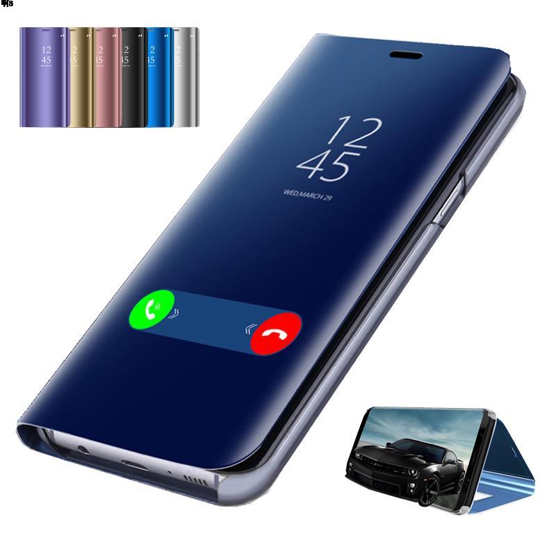 Custodia in pelle Flip per Samsung Galaxy Note 9 N960 N960F SM-N960F 6.4 '' Custodia magnetica per specchio intelligente per Galaxy Note 9 Note9 Cover