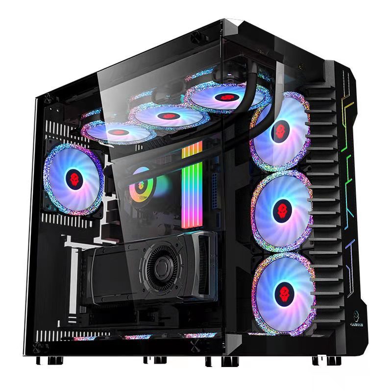 Juego completo de PC de escritorio DIY I3 I7 RX580 2060 3060 GPU 13400f Pc de escritorio para juegos ensamblado configuración completa
