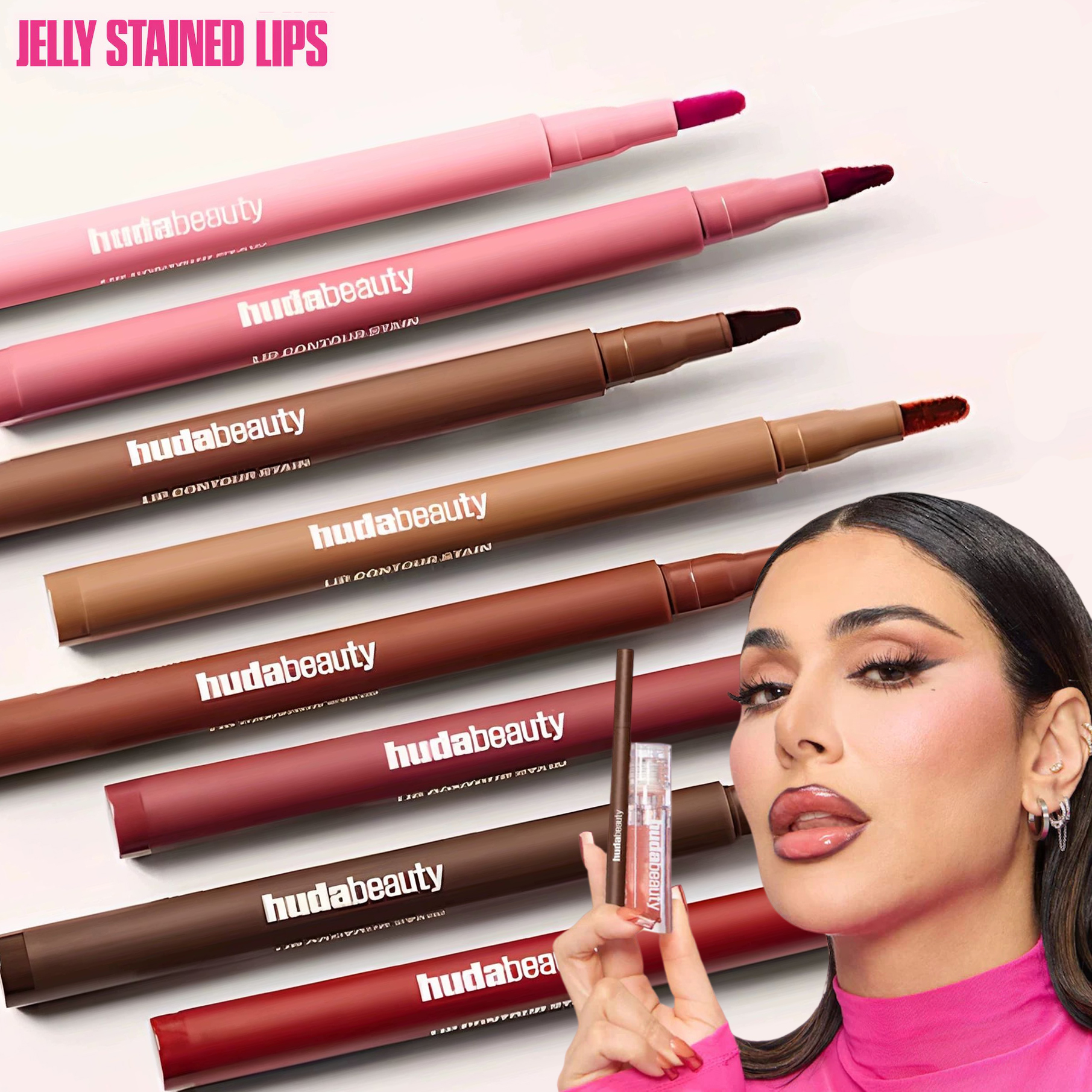 Fluweel Bruin Lip Liner Potlood Naakt Mat Waterdicht Non-stick Cup Kersenrode Lip Liner Lip Contour Pen Lippenstift Make-up Voor Vrouw