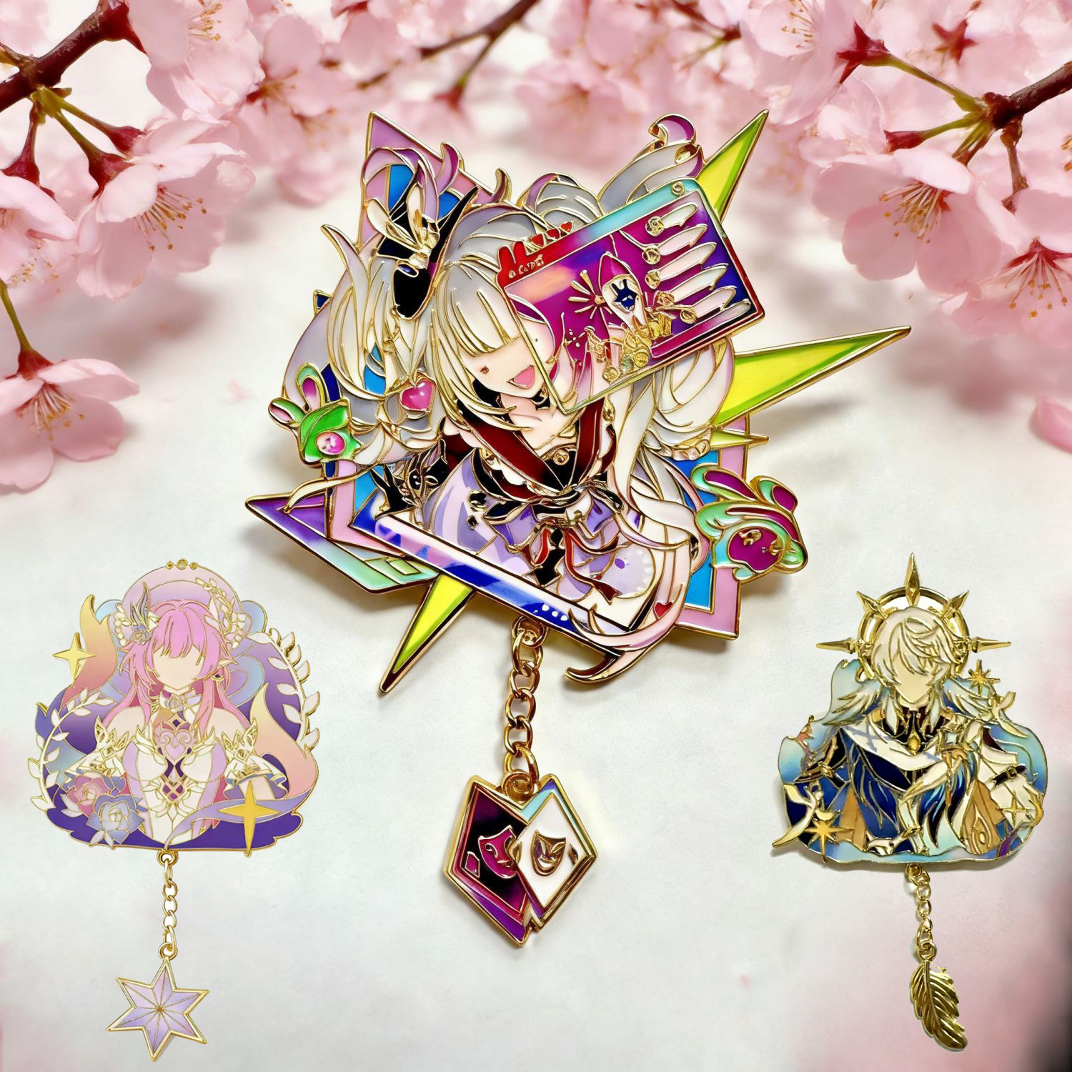 Honkai: Star Rail Sparkle Badges Cosplay Anime Game Hero Sunday Cyrene Broschen Cartoon-Abzeichen für Rucksackgeschenke Niedliche Anstecknadeln