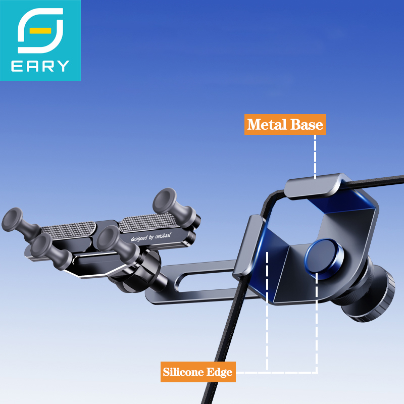 Eary legering autoscherm telefoonhouder standaard 360 ° Draaibare verstelbare standaard geschikt voor Tesla Model 3 Highland Y auto-accessoires universeel