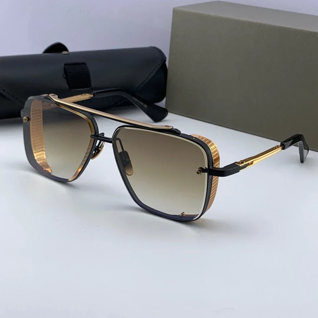 Okulary przeciwsłoneczne ADITA MACH SIX Limited Edition, najwyższej jakości, dla mężczyzn, tytanowe, modne, damskie, z pudełkiem.