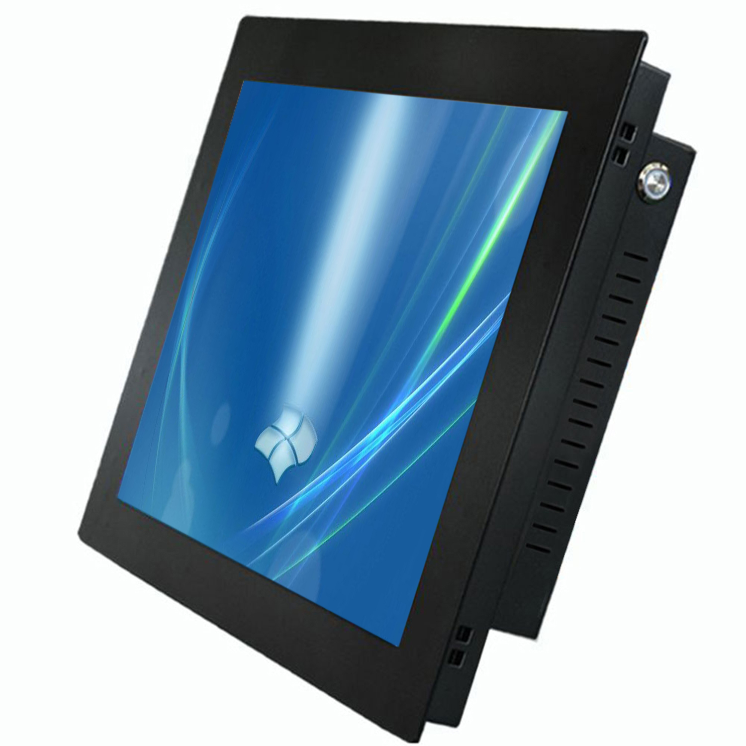14 15,6 17,3 pulgadas ordenador industrial integrado 24V DC todo en uno pc tableta panel Core i3 pantalla táctil resistiva para Win10 Pro