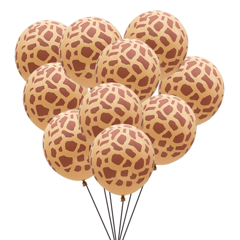 10 Buah 12 Inci Hewan Dinosaurus Confetti Balon Lateks Selamat Ulang Tahun Dekorasi Pesta Baby Shower Anak Hutan Dinosaurus Perlengkapan Pesta