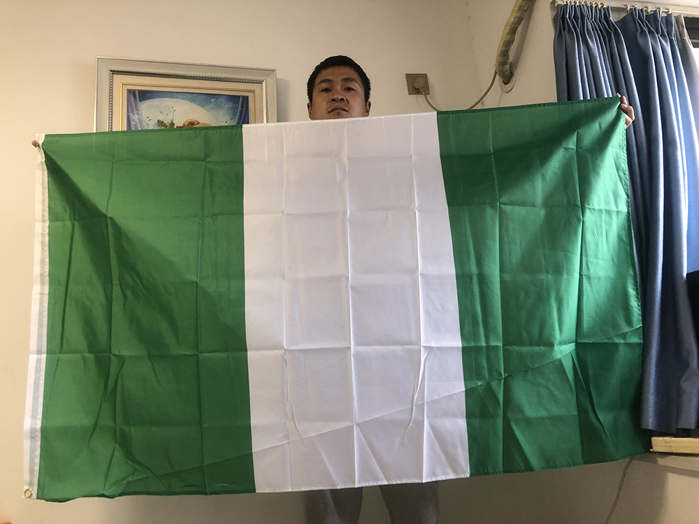 SKY FLAG Free shipping Nigeria national Flag 90x150cm green white NGA NG Nigeria flag For indoor outdoor Home Decoration