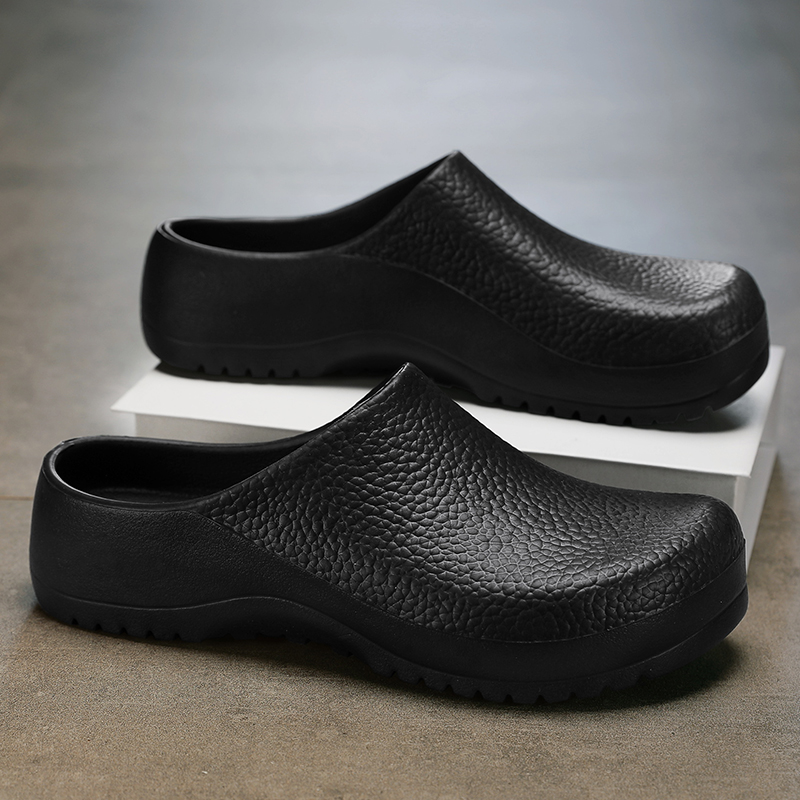 Zapatillas para hombre, zuecos de jardín para parejas, zapatos de Chef a prueba de agua para mujer, sandalias cómodas, zapatillas para trabajadores de mascotas, zapatos de pesca al aire libre