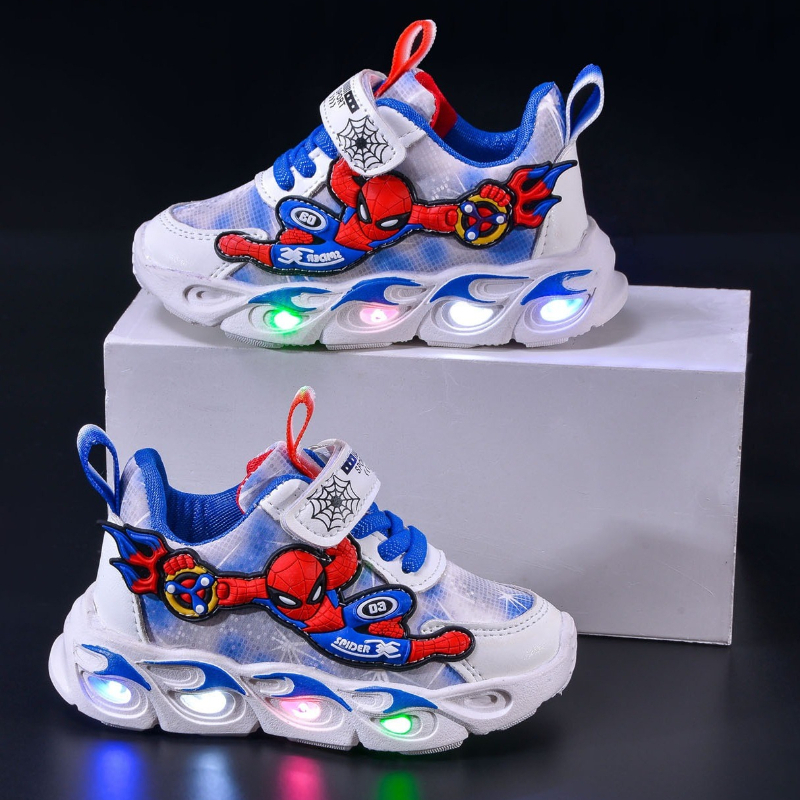 Scarpe da ginnastica casual per bambini con cartoni animati 2026, nuove scarpe sportive estive traspiranti per ragazzi, scarpe casual per studenti da 1 a 12 anni