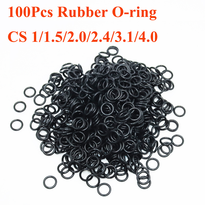 O-Ring NBR Oring CS 1/1.5/2.0/2.4/3.1/4mm, Junta de Vedação Redonda de Borracha Nitrílica, Resistente à Corrosão e Óleo, para Carros, Encanamento e Torneiras