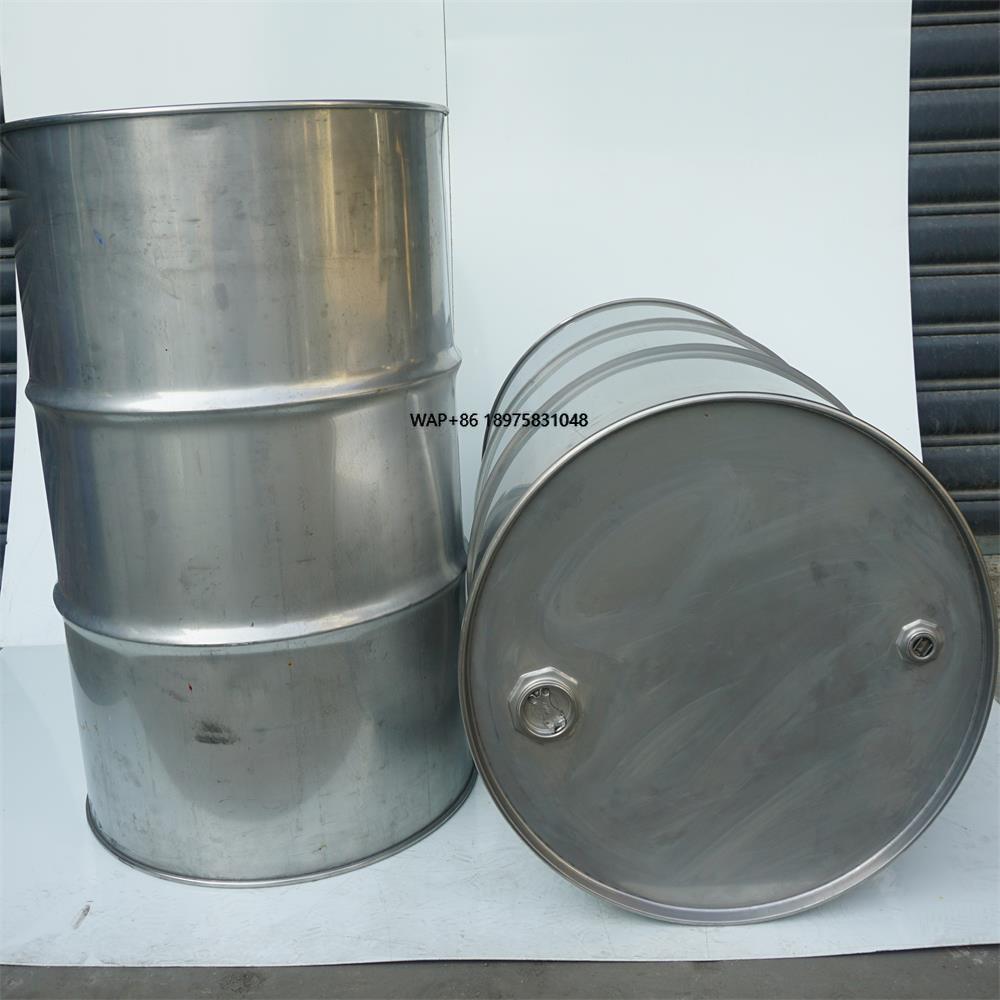 Dynertek Direct Factory Supply 55 Gallon Stainless Steel Oil Barrel Drums Low Price for Food Packaging Use
