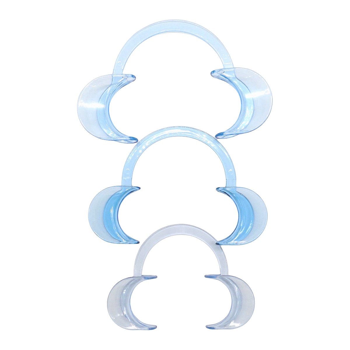 10 ชิ้นทันตกรรม C รูปร่าง Cheek Retractor Lip เปิดปาก Intraoral จัดฟันเครื่องมือสําหรับช่องปากฟันไวท์เทนนิ่งปาก Expander พลาสติก
