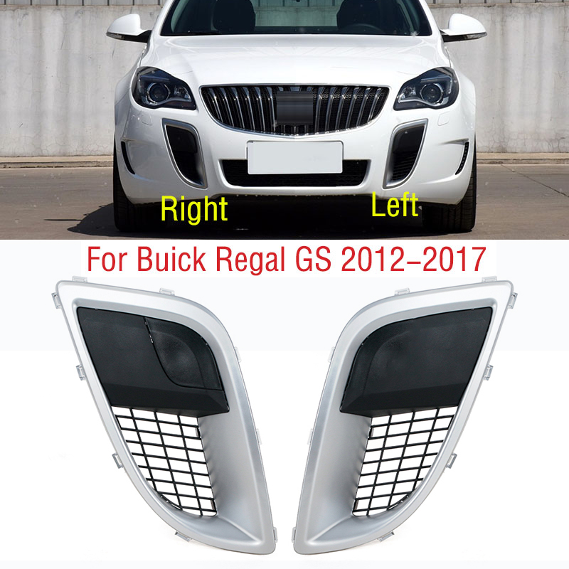 Voor Buick Regal GS 2012-2017 Auto Voorbumper Mistlamp Lamp Frame Cover Shell Grille Mistlamp Mistlamp Trim cap Kap Deksel Bezel