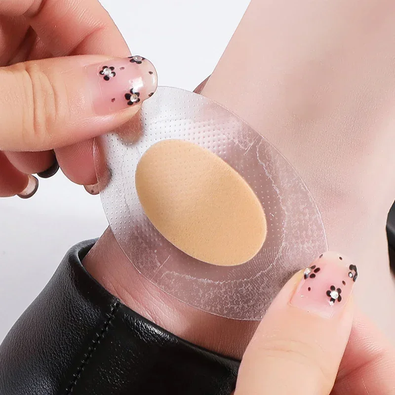 100pcs Gel Grip Heel Protector Adhesive Foot Patches Blister Pads Heel Liner Shoes Stickers Plaster Foot Care Cushion