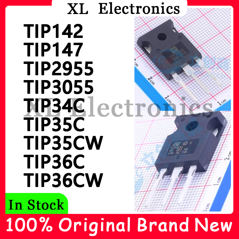 TIP142 TIP147 TIP2955 TIP3055 TIP34C TIP35C TIP35CW TIP36C TIP36CW Nuevo Original
