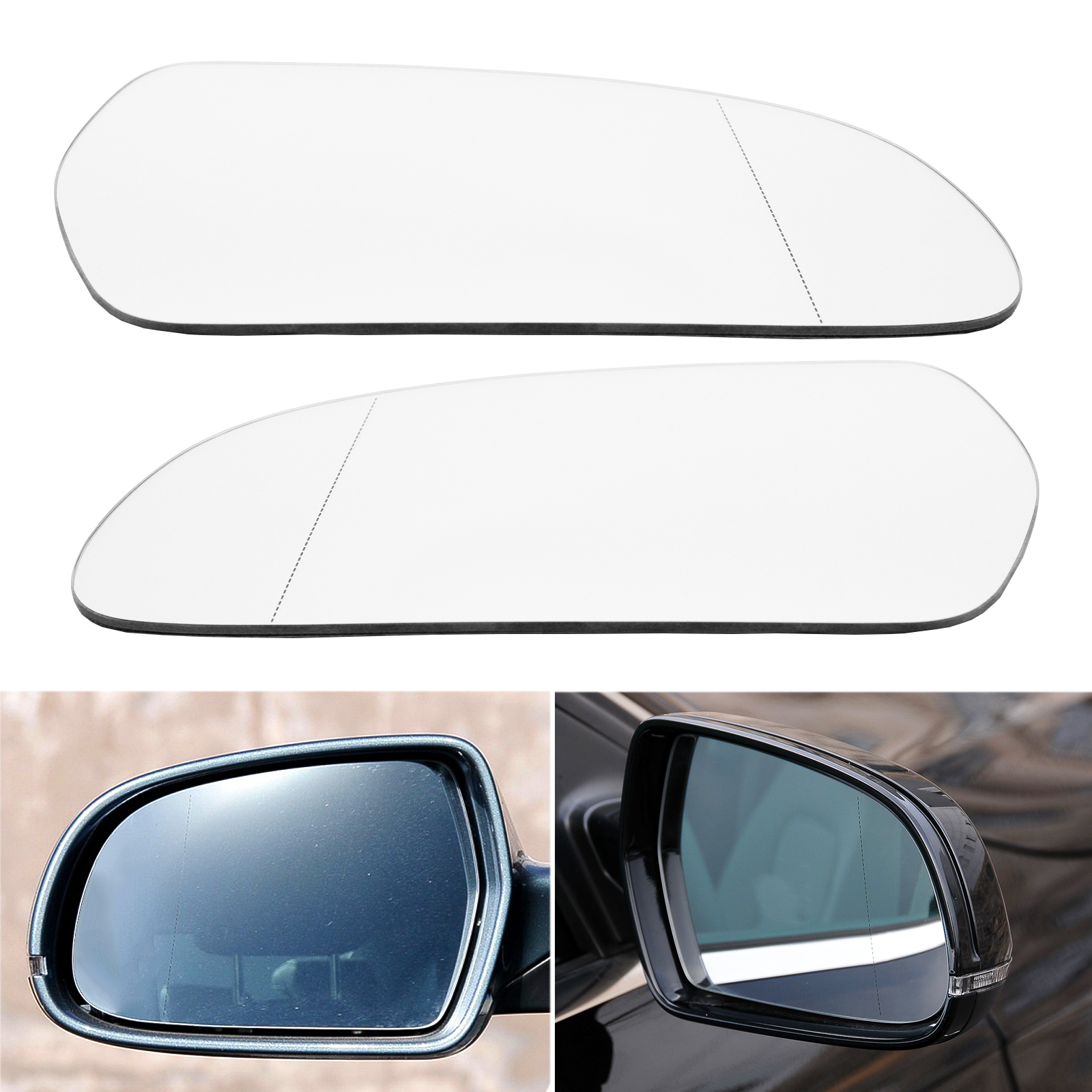Für audi a3 a4 a5 s3 s4 s5 quattro 2011-2015 linker rechter flügel spiegel glas stift auf klebstoff ersatz konvexer weitwinkel