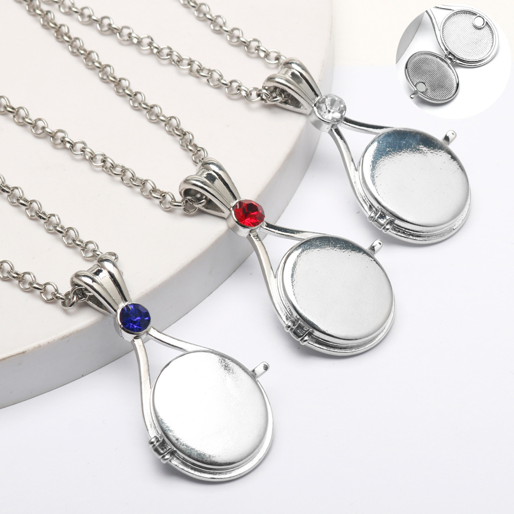 Fashionable Mermaid Openable and Closable Pendant Necklace Creative H2O Shell Women's Jewelry Cosplay Props Decoration