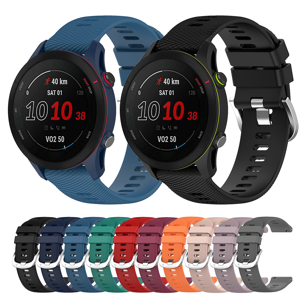 Correa de silicona para reloj inteligente, pulsera para Garmin Forerunner 255, 255S, 265 S, 265, Garmin Vivoactive 4, 4S, Venu 2, 3S