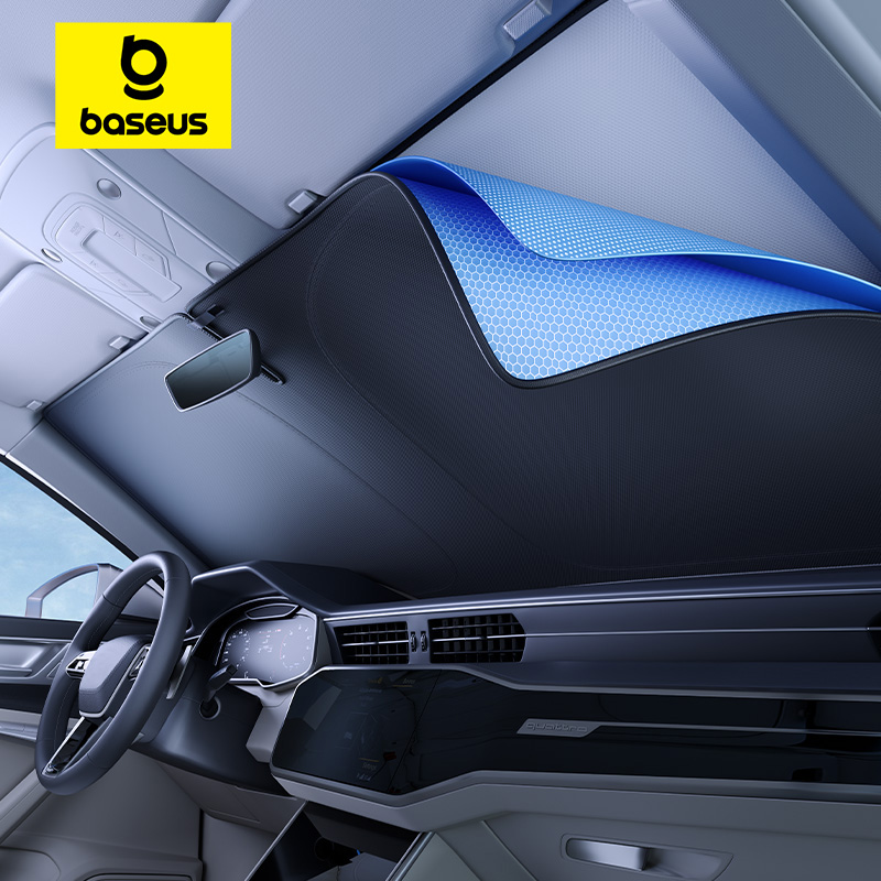 Baseus DT1 parasol para coche, cubierta plegable para ventana delantera de coche, protección solar UV para verano, Protector de cortina