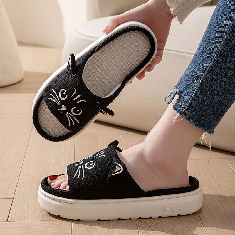 Casual Platform Damesslippers Thuis Lente Zomer Leuke Cartoon Designer Schoenen Meisjesmode Binnen Buiten Schoeisel Lichtgewicht