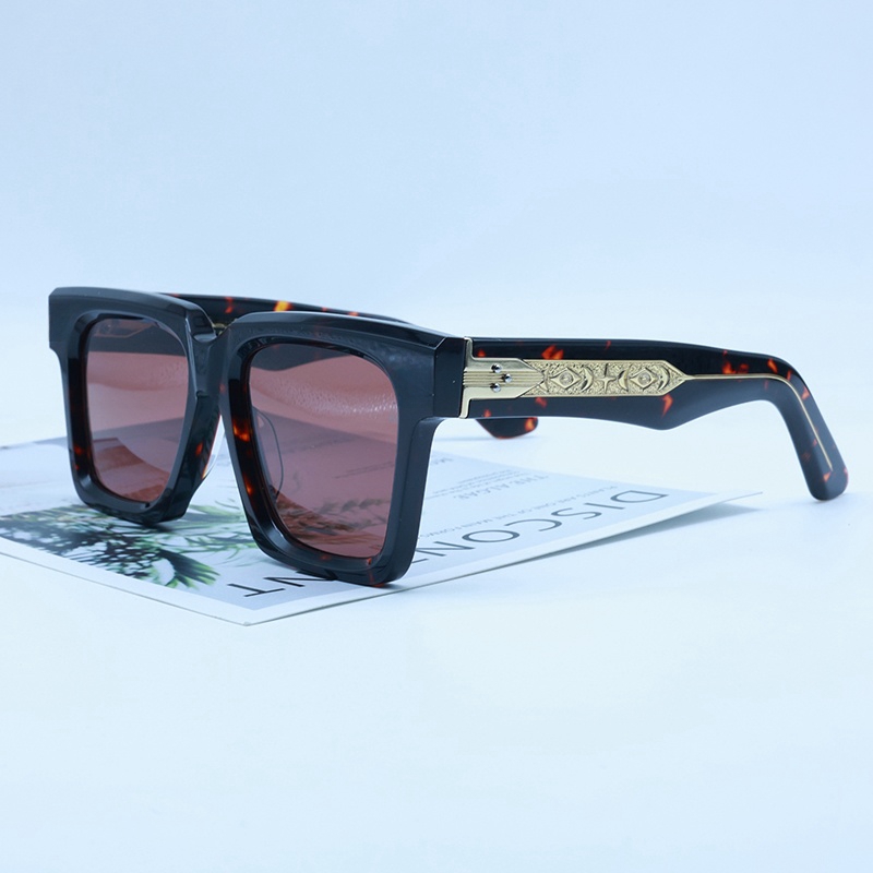 Belize Sunglasses Thick Acetate Men Sunglasses For Women Square Vintage Retro Outdoor Eyewear Shades For Sun For Travel Street