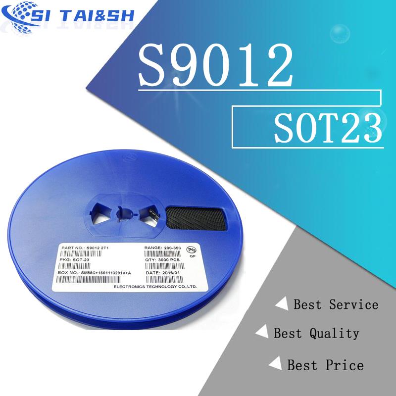 100PCS S9012 SOT23 9012 SOT SMD 2T1 SOT-23 new SMD transistor Data system
