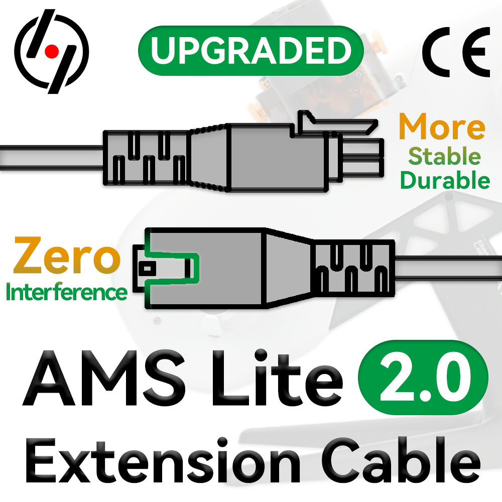 Pour Bambu lab AMS lite Câble d'extension 4 broches 2.0 (Upg. Ver.) Pour imprimante 3D A1/A1mini