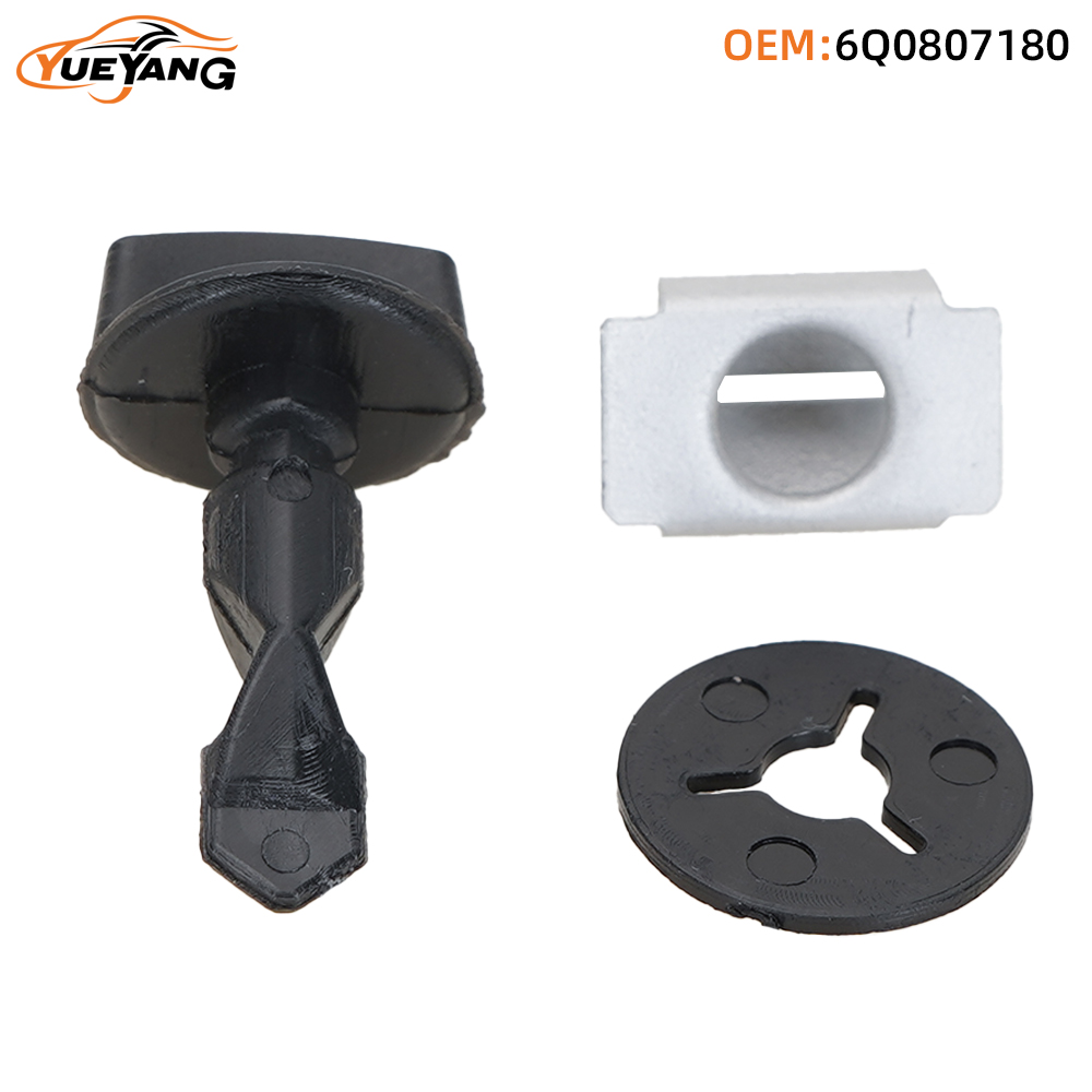 YUEYANG 6Q0807643 Klips mocujący osłonę zderzaka do Audi Q5 Q7 Akcesoria samochodowe 6Q0807643 6N0129355 Klipsy do haka holowniczego