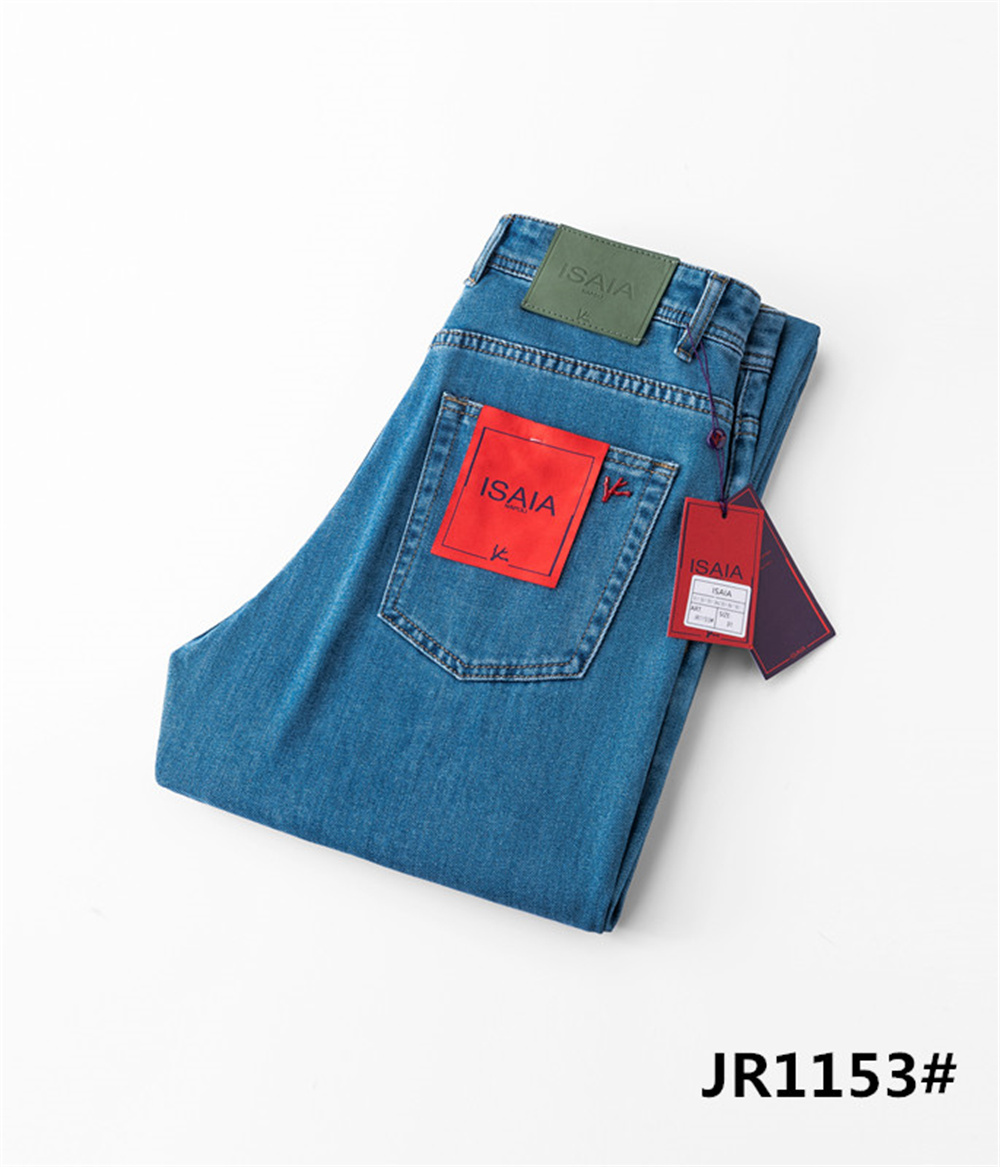 OECHSLI Jeans Dunne Katoenen Mannen 2026 Lente Zomer nieuwe kwaliteit mode comfortabele elasticiteit rechte Big size 31-38 broek