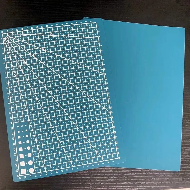 1PC A5 PVC 커팅 매트, 커팅 보드, 작업대, 패치워크, 재봉, 수작업 DIY, 나이프, 가죽 조각, 단면 언더레이
