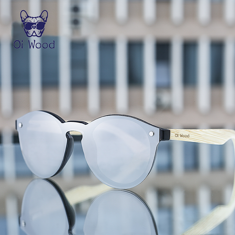 Oi Wood-Lunettes de soleil polarisées en bambou, multi-documents, UV, verres de conduite, tendance, pour l'extérieur, personnalité