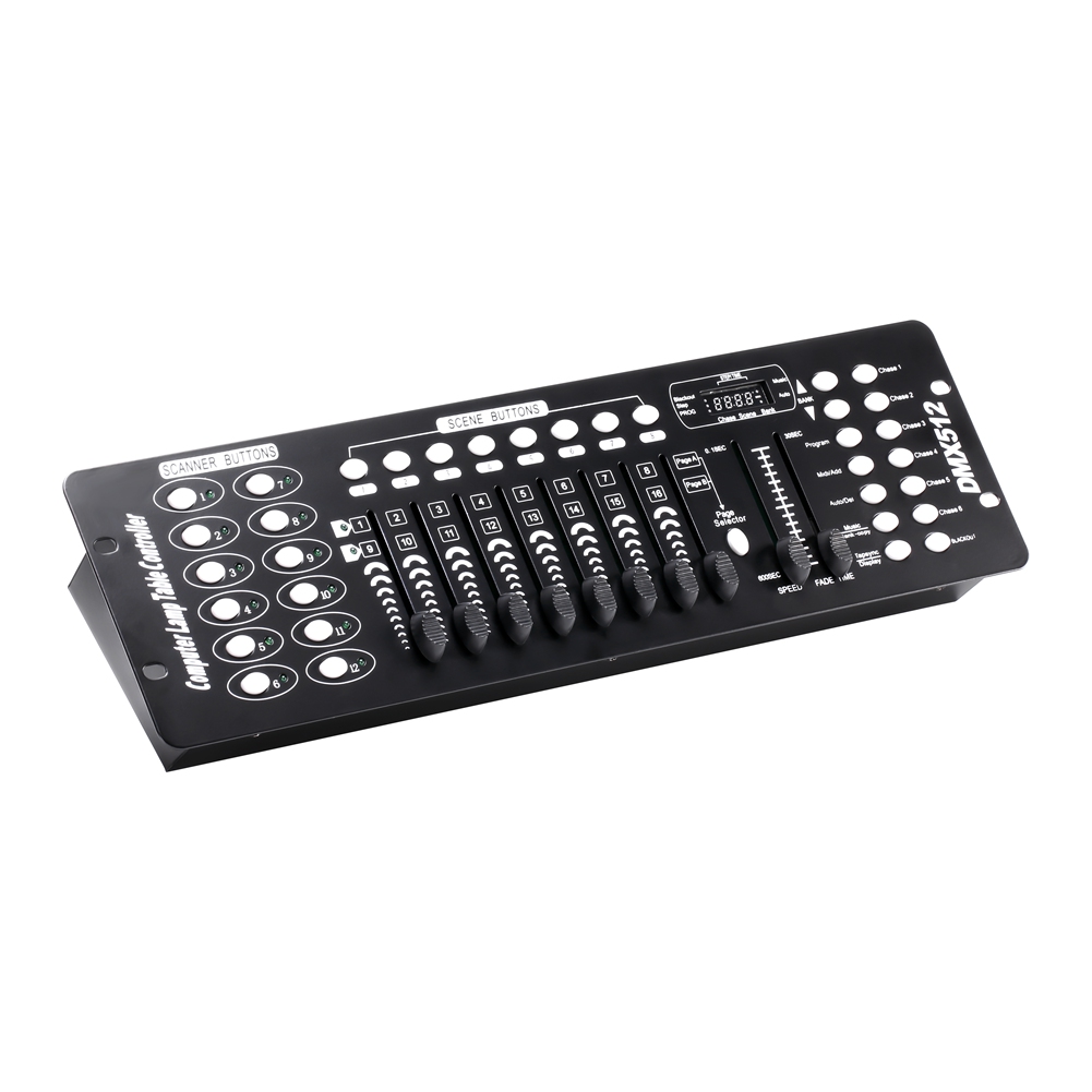 Fieryzeal 192 contrôleur DMX équipement DJ DMX 512 Console éclairage de scène contrôle DJ pour LED Par projecteurs de lumière à tête mobile