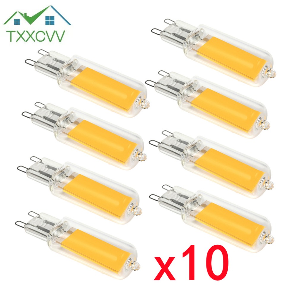 TxxCvv 超高輝度 G9 LED 電球 7 ワット 9 ワット 12W15W 220V ガラスランプ定電力ライト LED 照明 G9 COB 電球