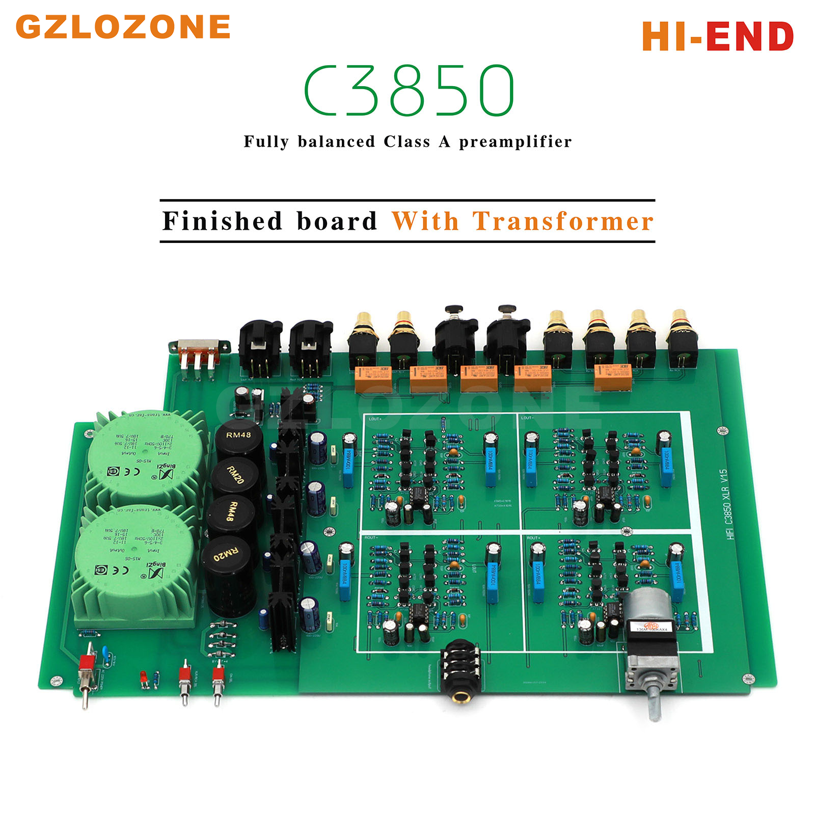 HI-END C3850 Полностью балансный предусилитель класса A Reference Accuphase C-3850 Схема DIY Kit/Готовая плата
