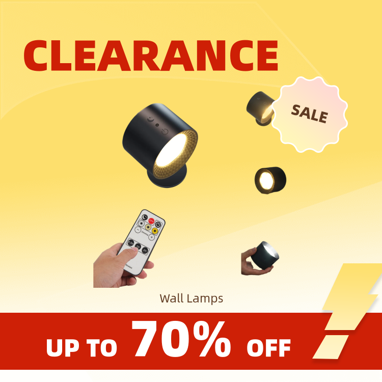 Clearance_led lâmpada de parede controle toque ir remoto 360 rotativo recarga usb sem fio portátil luz da noite para cabeceira quarto rea