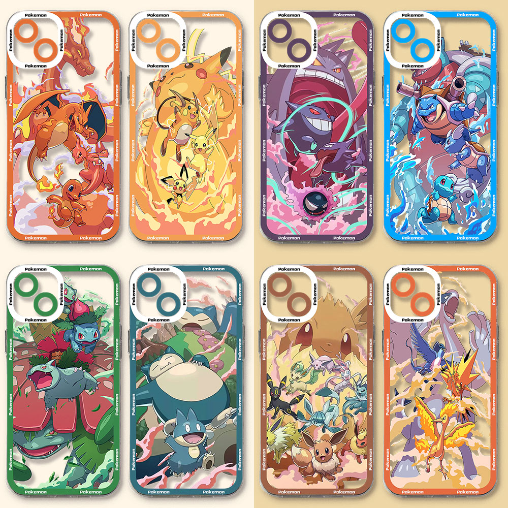 Neue Anime Pokémonen Pikachu Hot Cool Handyhülle für Samsung S24 S23 S22 S21 S20 S10 FE Note20 Note10 Plus Ultra Lite 5G TPU Cover