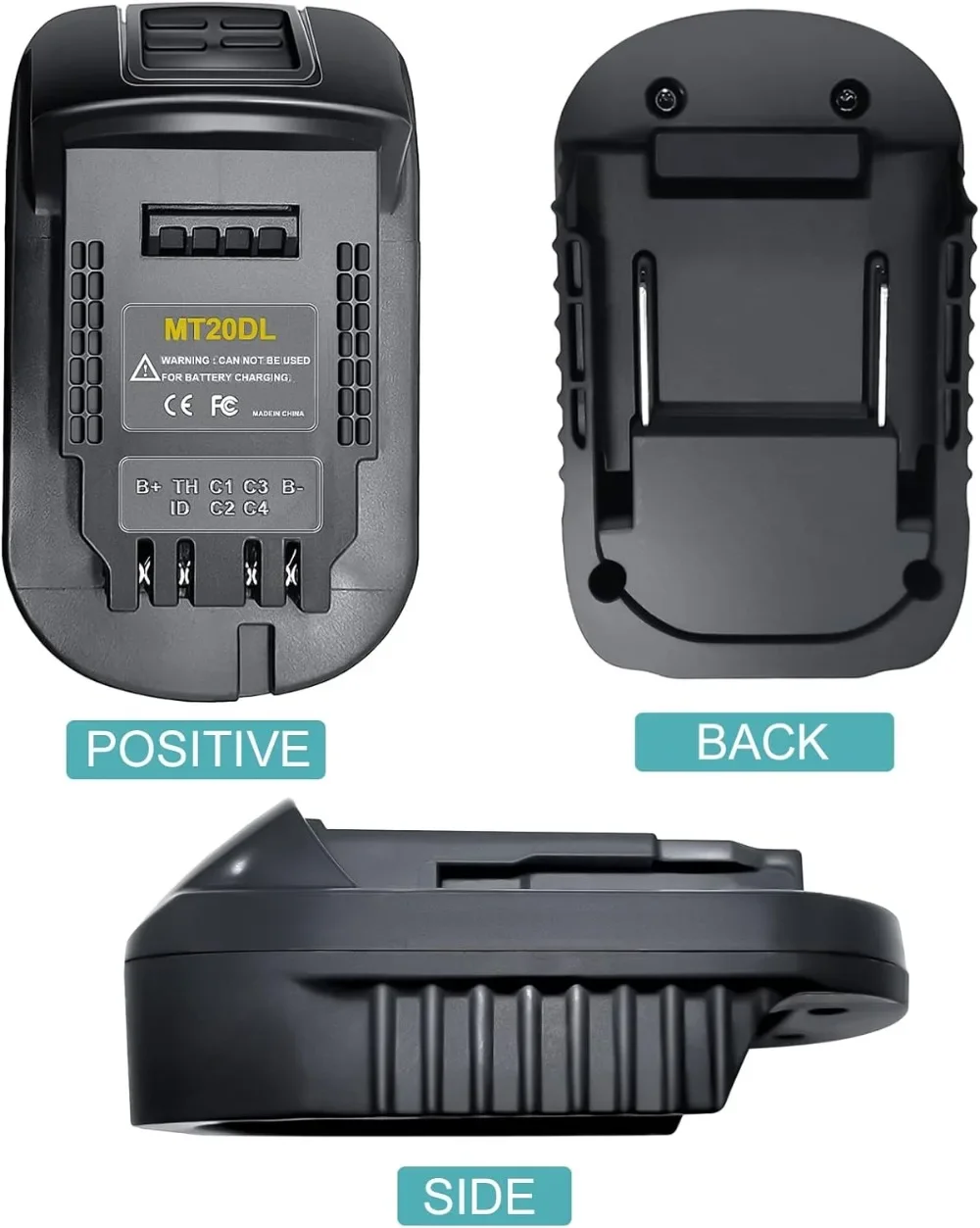 MT20DL Battery Adapter For Makita 18V Bl1830 Bl1860 Bl1815 Li-Ion Battery To For Dewalt 18V 20V Dcb200 Li-Ion Battery tools