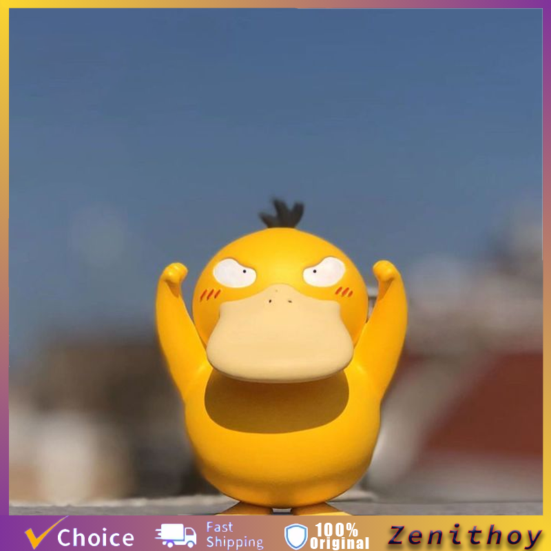 Фигурка Pokemon Psyduck, аниме, периферийные устройства, милая утка, модель ручной работы, украшение для рабочего стола, украшение для автомобиля, коллекционная игрушка, модель из ПВХ, кукла в подарок
