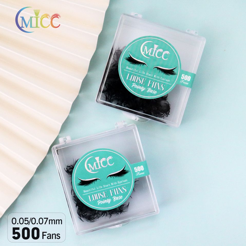 Bulu Mata จํานวนมาก Pre Made พัดลมสั้น 500 แฟนรัสเซีย Lashes Premade แฟน Volume Lash แต่ละขนตา