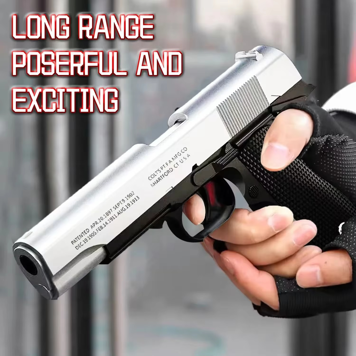 Автоматический пистолет для выброса корпуса Colt 1911, игрушечные пистолеты. G18 Пистолет Armas Kids CS Стрельба Оружие Пистолет Игрушка