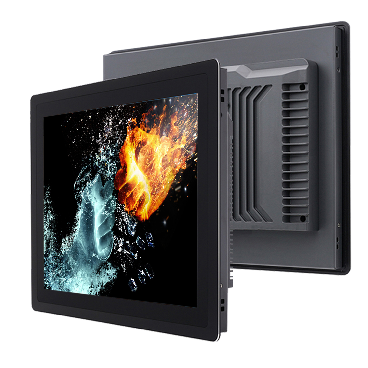 PC industrial todo en uno de 10, 12 y 15 pulgadas con panel de pantalla táctil capacitiva, tableta, ordenador, WiFi incorporado, win10 pro, 1024x768