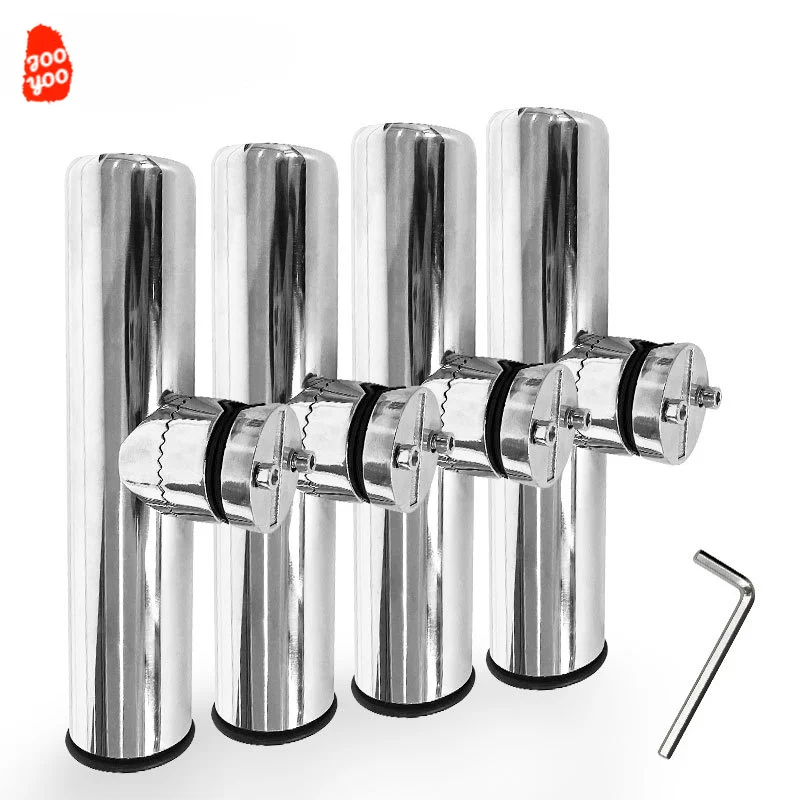 1PC porta canna da pesca in acciaio inox porta canna da pesca staffa Hardware accessori per la pesca in acciaio inox forniture per la pesca