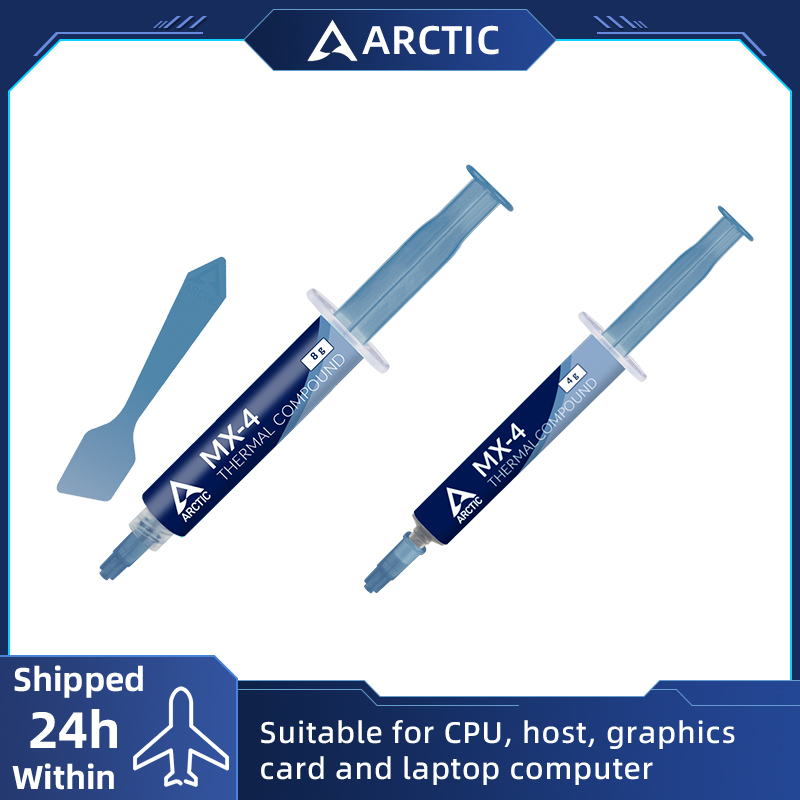 ARCTIC MX-4 (4g/8g/20g) kinerja Premium pasta termal untuk semua prosesor (CPU, GPU - PC), konduktivitas termal sangat tinggi