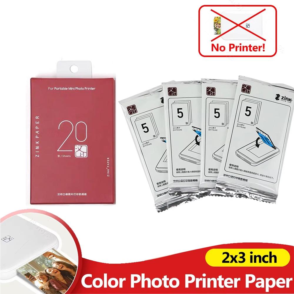 Papier photo MT53 Papier photo à dos collant de 2 x 3 pouces Papier photo Z1