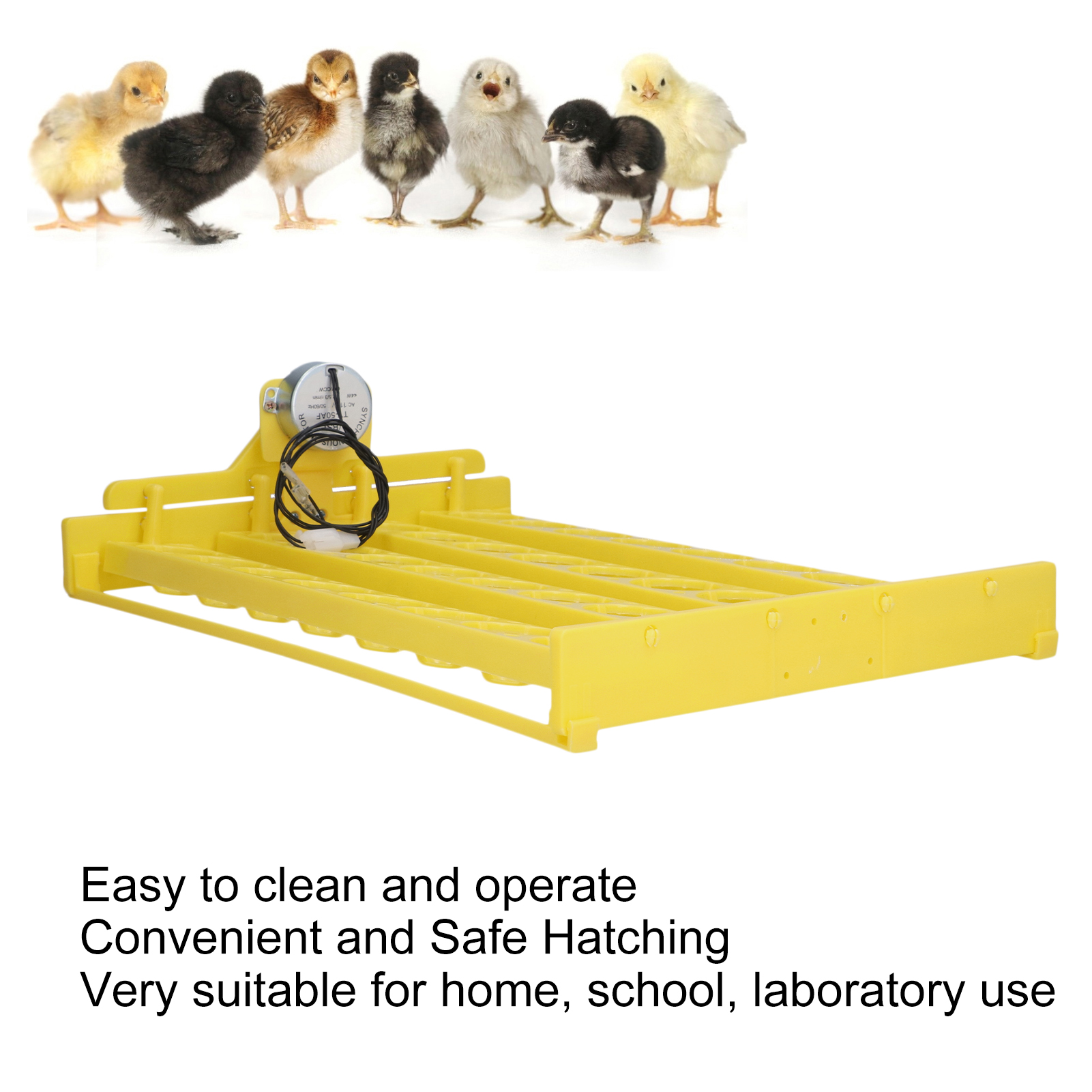 Turner de ovos automático conveniente 32 ovos bandeja de plástico girando incubadora para frango ganso ovos incubadora de ovos de plástico bandeja