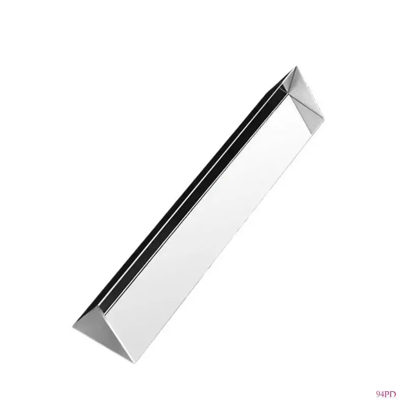25 x 25 x 80 mm dreieckiges Prisma BK7 optische Prismen Glas Physikunterricht gebrochenes Lichtspektrum Regenbogen Kinder Studenten vorhanden