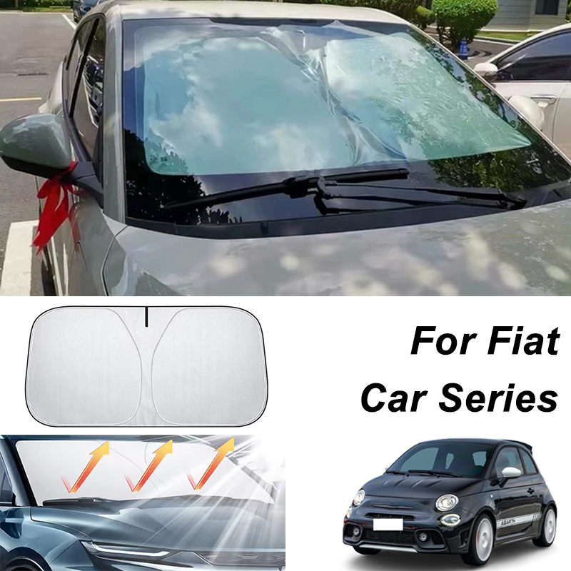 Auto Voorruit Zonnescherm Voor Fiat 500 Panda Tipo Ducato Doblo Fiorino Palio Siena Strada UV Bescherming Zonnescherm