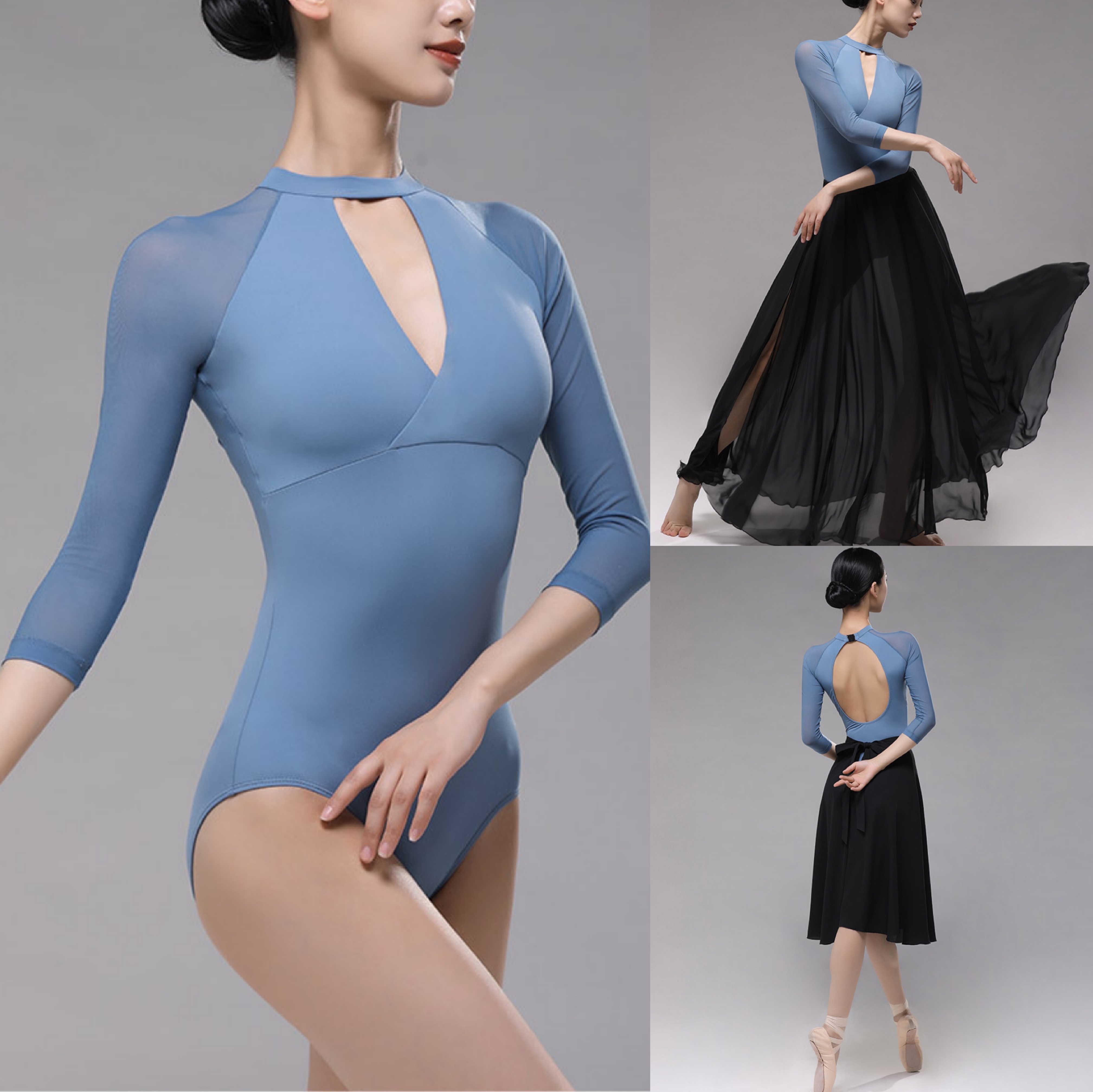 Ballett Tanz Trikot Erwachsene Hohe Qualität Langarm Praxis Tanzen Kostüm Frauen Elegante Gymnastik Ballett Overall