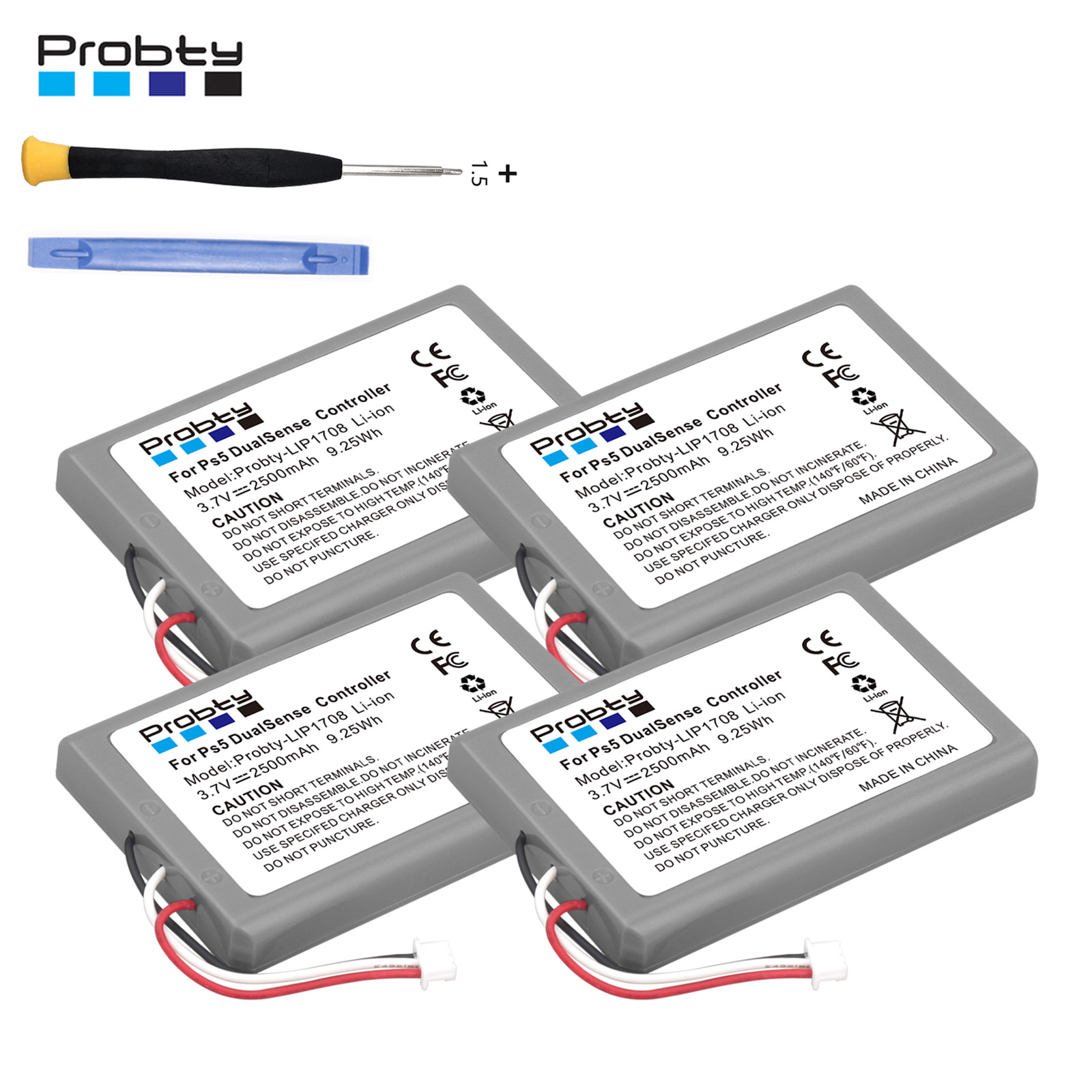 LIP1078 PS5 Replacement battery 2500mAh for Sony PS5 DualSense CFI-ZCT1W Wireless Controller