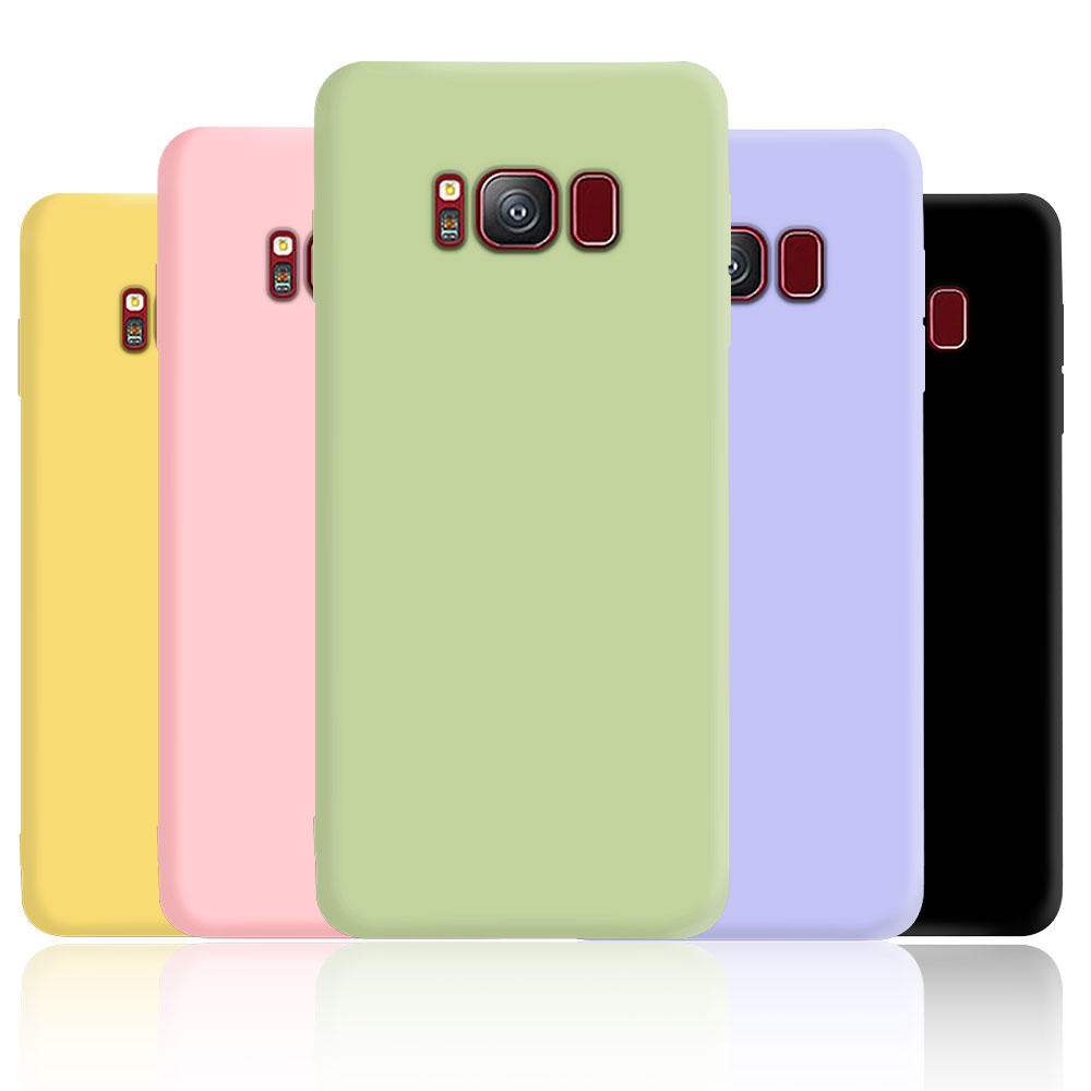 Liquid Silicone Soft Cases For Samsung Galaxy S8 S9 S10 S20 S21 FE S22 S23 Plus Fundas For Samsung Note 8 9 10 20 Plus Cover