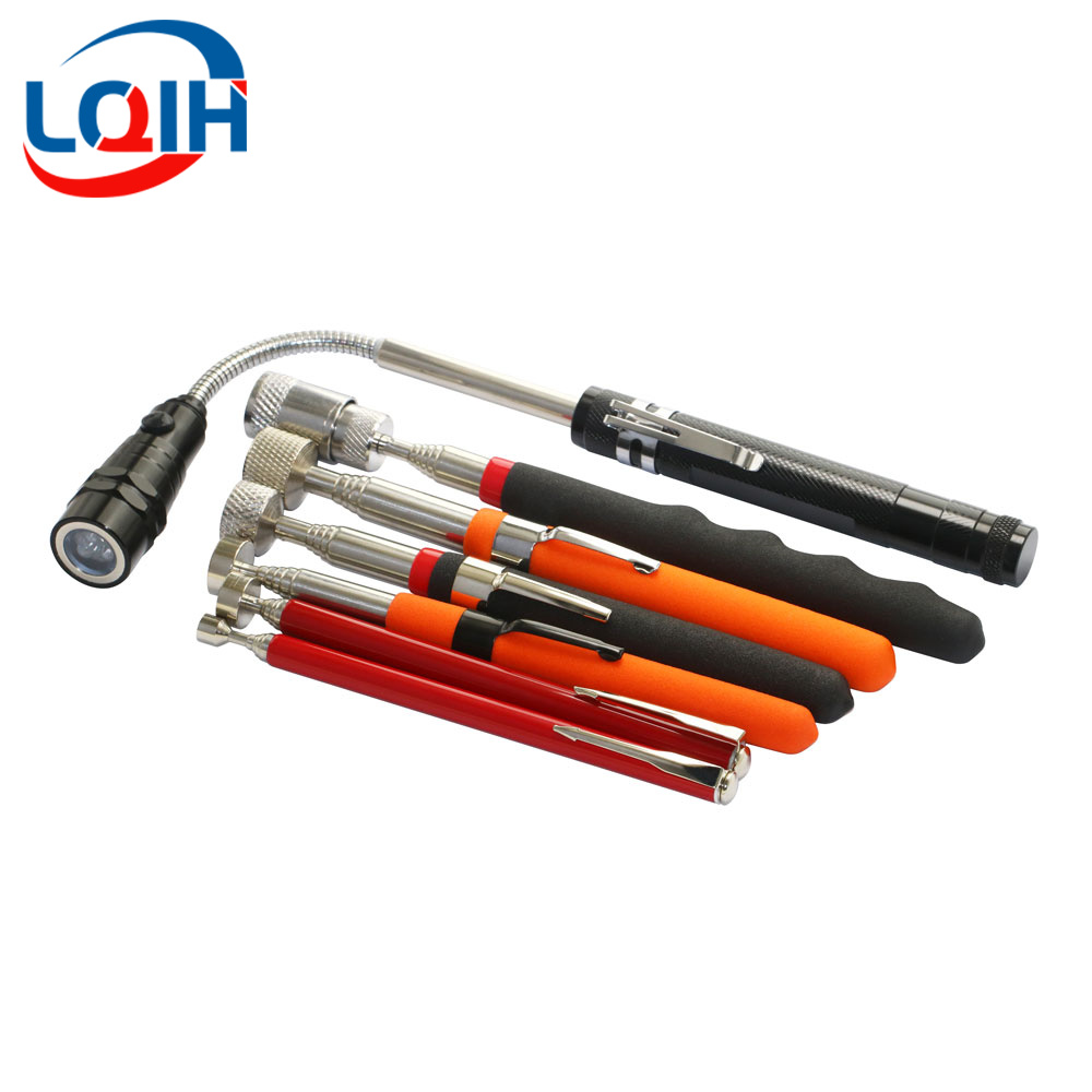 Mini penna magnetica magnetica telescopica portatile, pratica capacità dello strumento per raccogliere il bastone dell'asta di raccolta estensibile del bullone dado