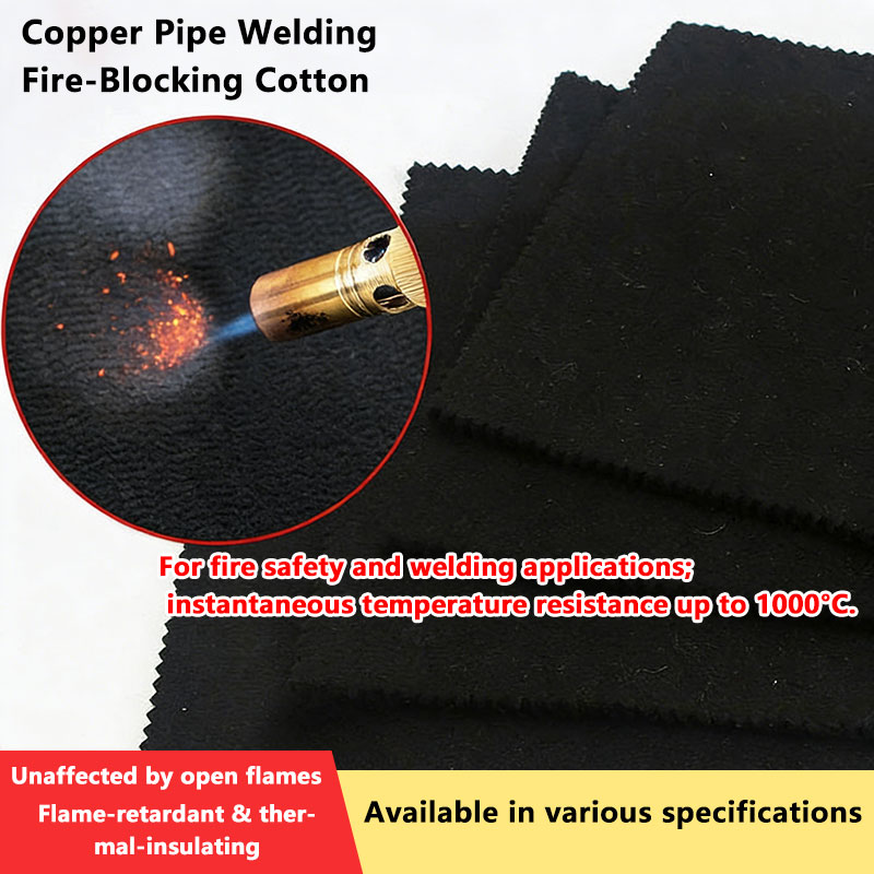 Alfombrilla Ignífuga Negra para Soldadura, Manta Protectora Aislante, Alfombrilla para Trabajos de Alta Temperatura 30 * 20cm, Duradera y Resistente al Fuego para Camping 2026